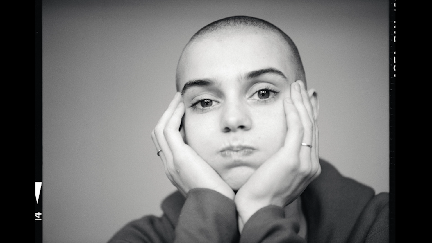 A photo of Sinead O'Connor.